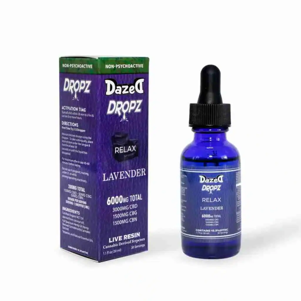 Dazed Dropz THC CBD CBG CBN Oil Tinctures | 10 Strains | alt super