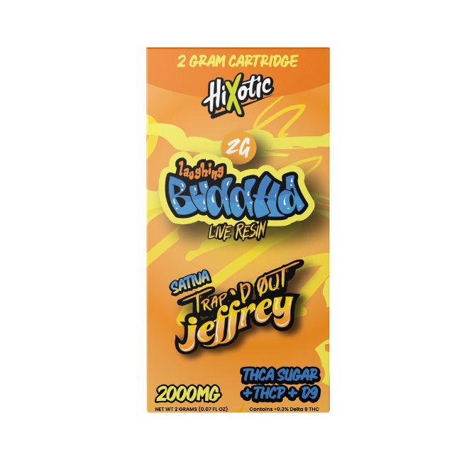 HiXotic Trap'd Out Jeffrey Vape Cartridges 2g | alt super store