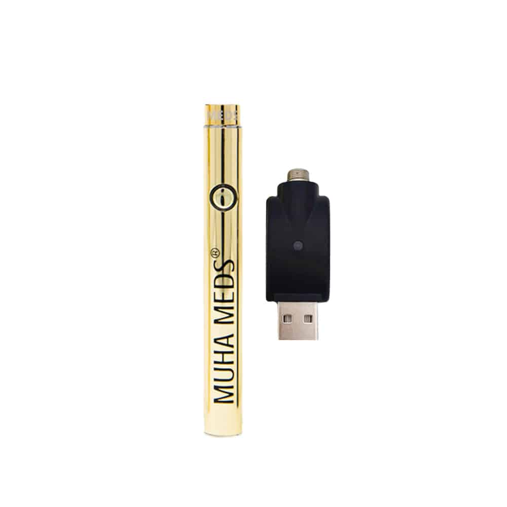 Muha Meds 510 Vape Battery Kit | Gold and Black