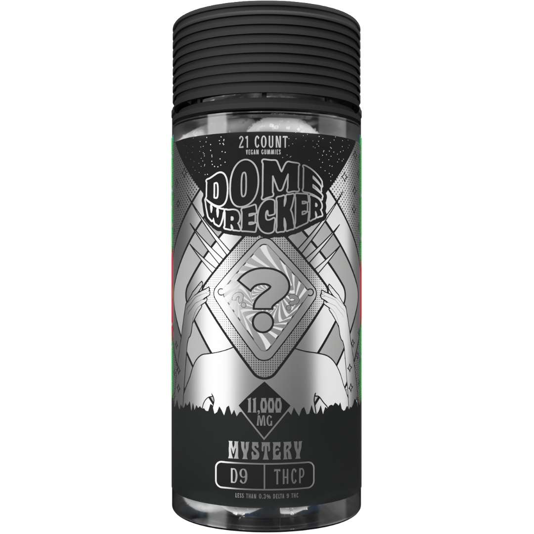 DomeWrecker Delta-9 THCP Vegan Gummies 11000mg 21pc | 7 Strains