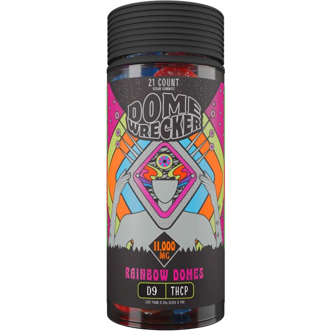 DomeWrecker Delta-9 THCP Vegan Gummies 11000mg 21pc | 7 Strains