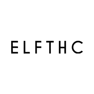 Elfthc logo on a black background.