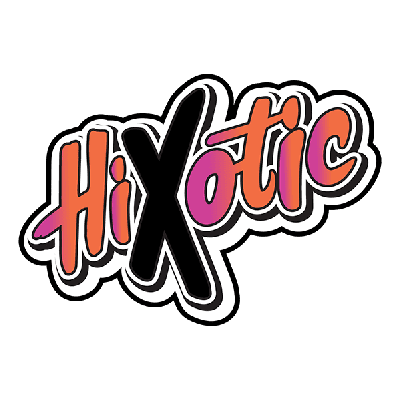 Hiotic logo on a black background.