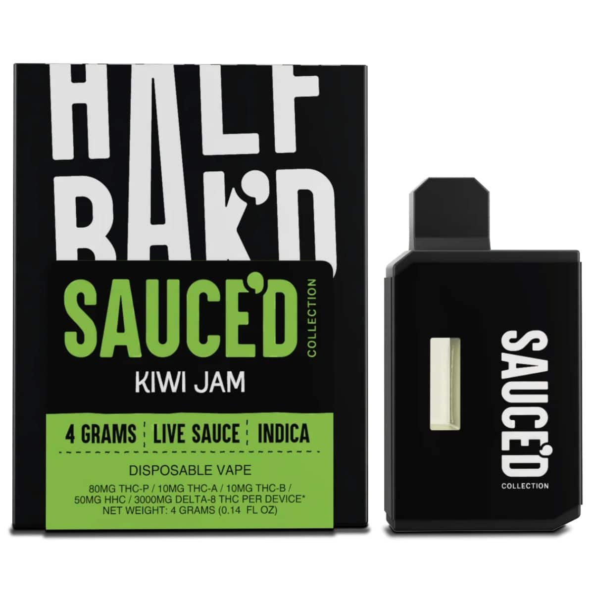 Half Bak'd Sauce'd Collection Disposables 4g