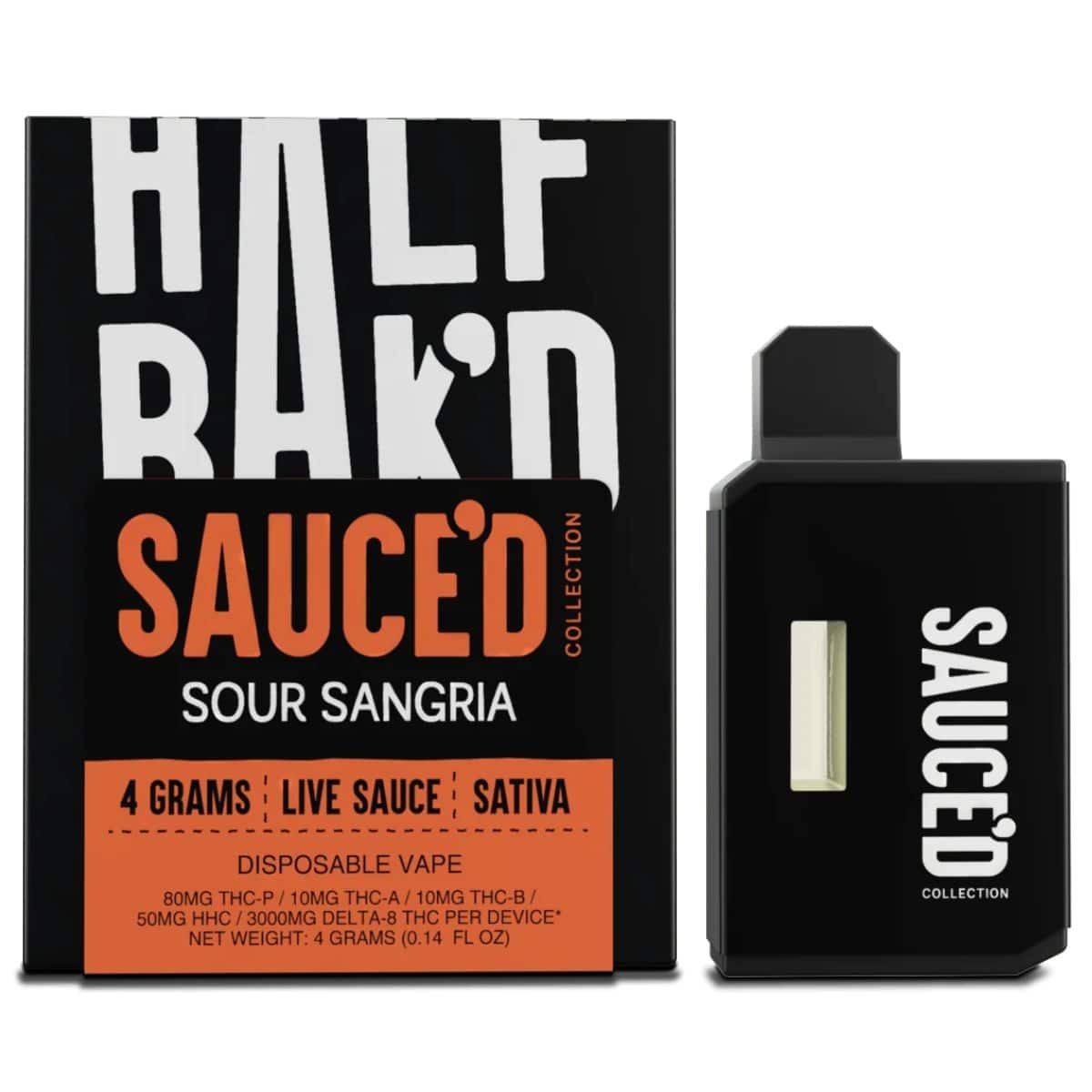 Half Bak'd Sauce'd Collection Disposables 4g | alt super store