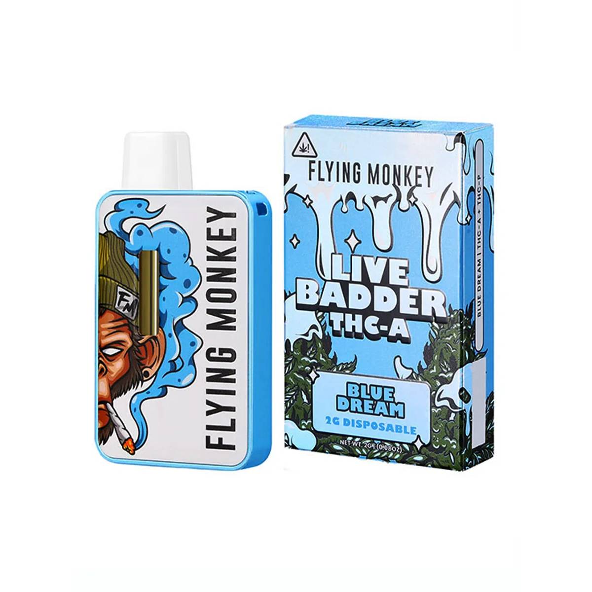 blue monkey vapes Flying Monkey Purest THCA Blend Disposable | 7.5g main image 0