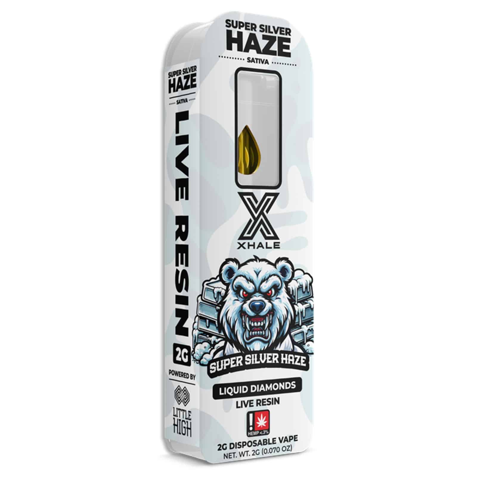 Xhale Live Resin THCa Liquid Diamonds Disposable 2g | alt super store