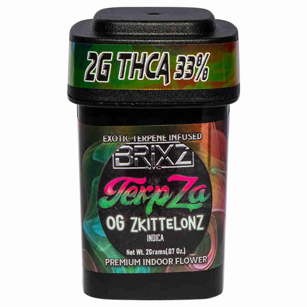BRIXZ TerpZa 33% THCa Flavor Enhanced Flower 2g | 6 Strains | alt