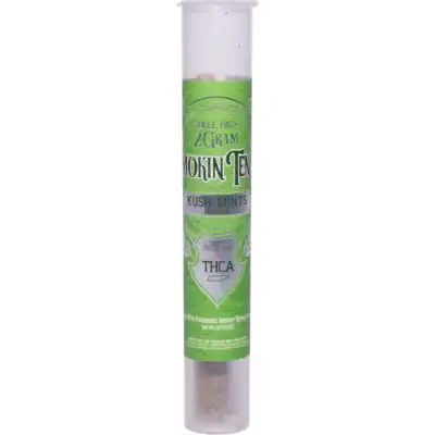 Smokin Tenns THCa Pre Roll 2g Kush Mints.