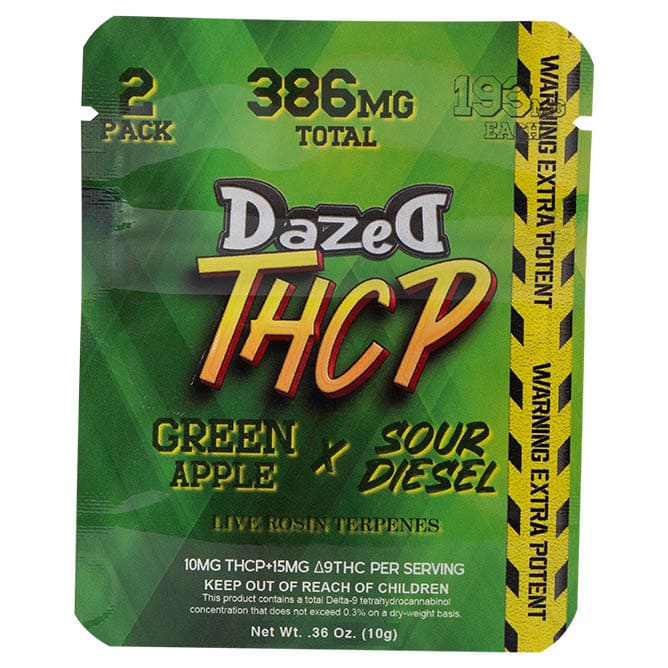Dazed THCP Gummies 386mg 2pc | alt super store