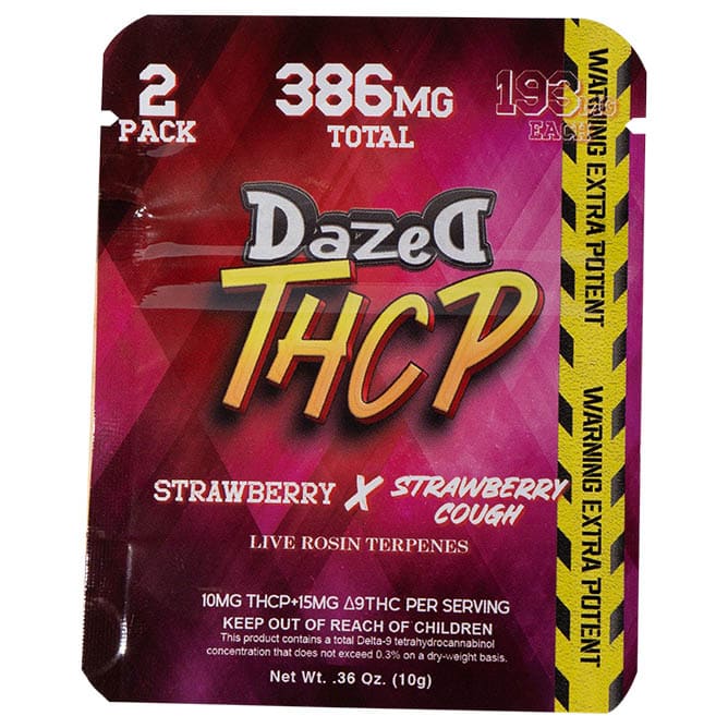 Dazed THCP Gummies 386mg 2pc | alt super store