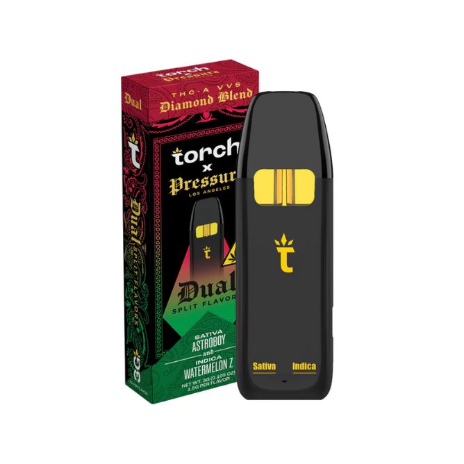 Torch x Pressure VVS Diamond Blend Dual Disposable 3g | 10 Strains | alt  super store