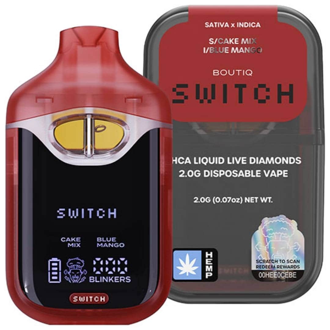 Boutiq Switch V4 THCa Liquid Diamond Disposable 2g