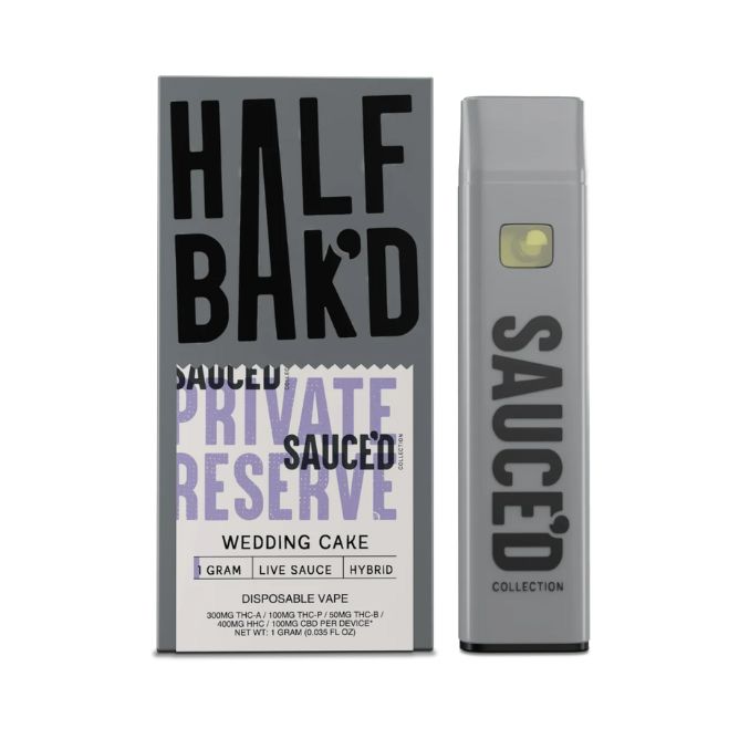 Half Bak'd Sauce'd Private Reserve Disposable 1g