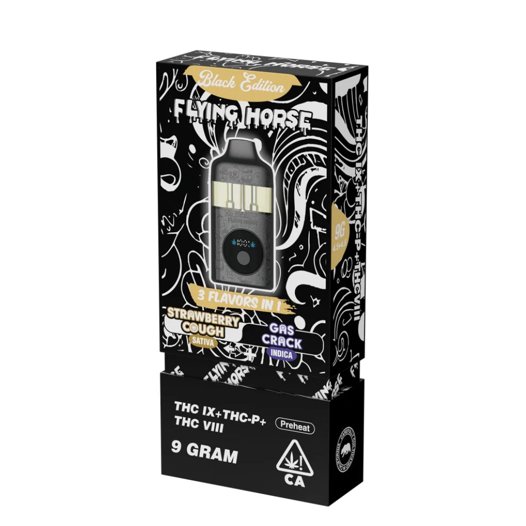 flying horse cigarettes Black Edition Disposable 9g Flying Horse Stoner Blend Black