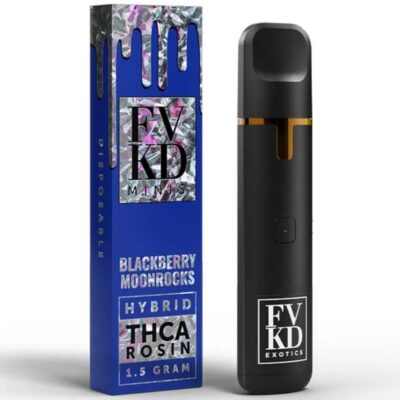 FVKD Minis THCA Rosin Disposable 1.5g - Blackberry Moonrocks (Hybrid)
