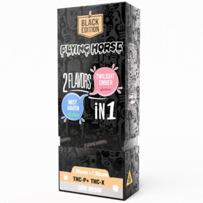 Flying Horse Black Edition Disposable 3.8g - Mist Haven (I) + Twilight Ember (S)