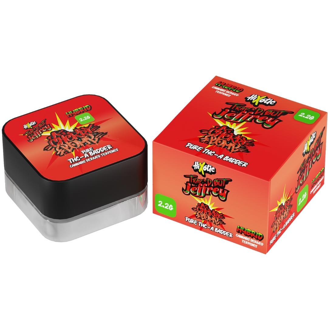 HiXotic Trap'd Out Jeffrey Pure THCa Dabs 2.2g | alt super store