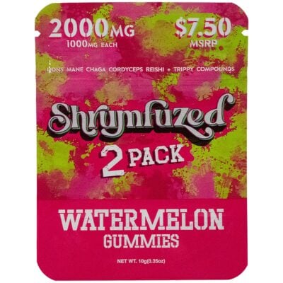 Shrumfuzed Nootropic Mushroom Gummies 2pk - Watermelon