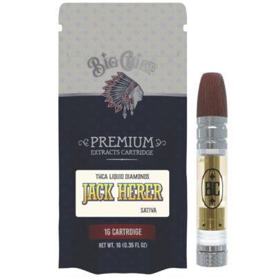 Big Chief THCa Melted Diamonds Cartridge 1g - Jack Herer (Sativa)