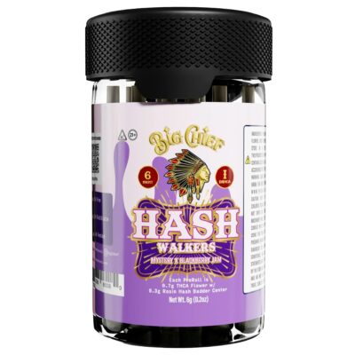 Big Chief THCa Rosin Hash Walkers Pre-Rolls 6g 6ct - Mystery x Blackberry Jam (I)